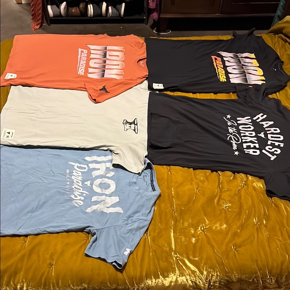Under Armour Project Rock Workout T shirt lot